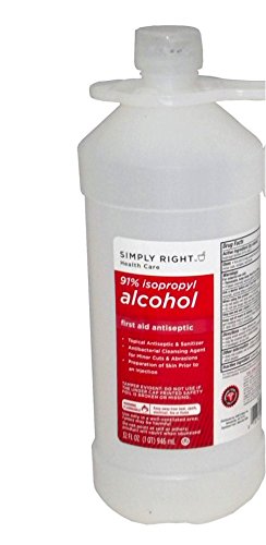 91% Isopropyl Alcohol 32 fl oz Bottle (2 Bottles)