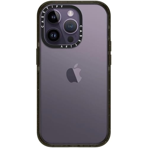CASETiFY Impact iPhone 14 Pro Case [4X Military Grade Drop Tested / 8.2ft Drop Protection] - Glossy Black