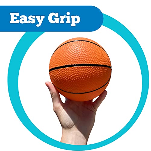 Botabee 5" Mini Basketball Balls For Mini Hoop Basketball Or Over The Door Basketball Hoop Games | Pvc, Small Basketball For Indoor Or Outdoor Play (Mini Basketball, 3 Pack) #TOP3