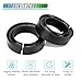 UHANBUT Car Heavy-Duty Round Rubber Coil Spring Spacer, Vibration Damping Rubber Washer Fits 5