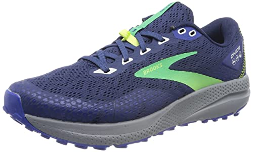 Brooks Divide 3, Scarpe da corsa Uomo, Blu (Blue Green Grey), 44.5 EU