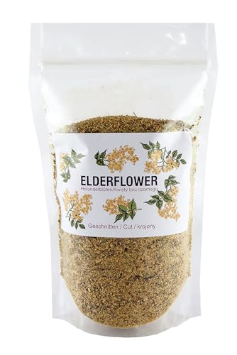 Dried elderflower, Elderflower tea, Elderflower Blossom, Eld