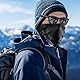 DAKLOP Motorrad-Gesichtsmaske, für Herbst/Winter Outdoor-Aktivitäten/Radfahren, atmungsaktive Wabenlöcher, hochelastisches Nylon, Halstuch warm