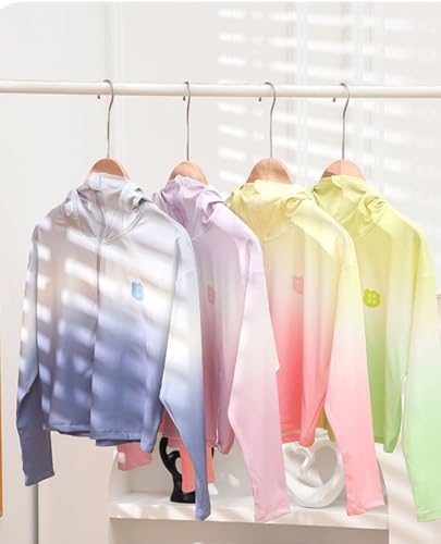 Girls Sun Protection Jacket Kids UPF 50+ Long Sleeve Zip Up Hoodie Jacket Cooling Shirt，4-14 Years3