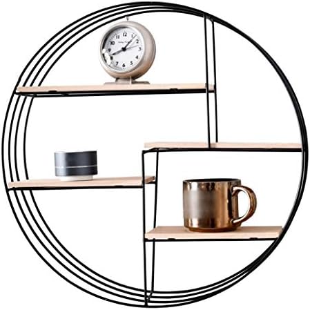no-logo WJDWJ Wall Shelf Antique Wood Floating Shelf, Bedroom Decorative Wall Shelf, Suitable for Living Room, Bathroom, Kitchen, Office, etc. (Size : 49.55010cm)