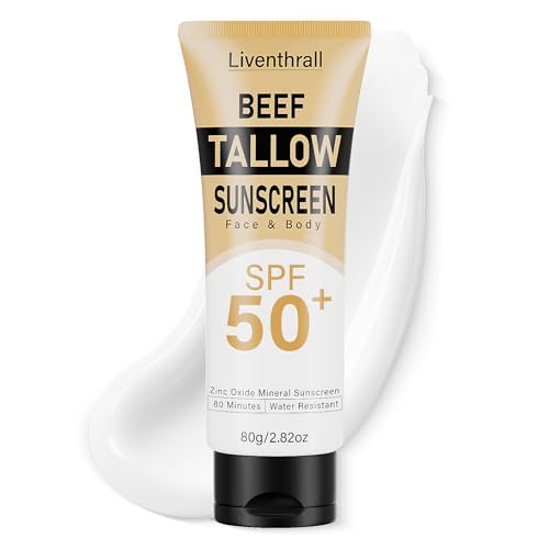 Mineral Sunscreen with Non-Toxic Zinc Oxide SPF 50, Organic Natural