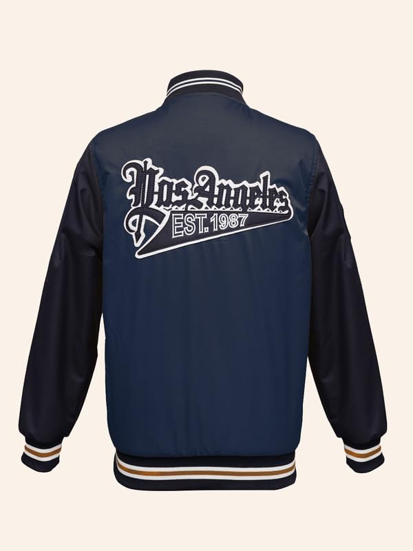 Image of Boys Solid Winter Wear Hooded Puffer Jacket For Kids