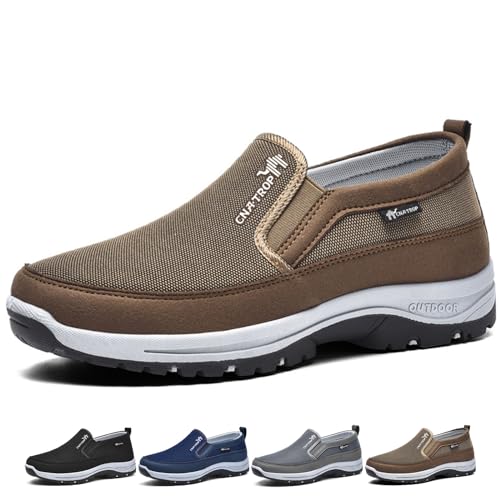 Generic Auguscare Shoes Men, Mesh Breathable Walking Shoes Non Slip Outdoor, Orthopedic Travel Plimsolls Slip-On Loafers