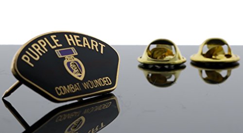 WWII Purple Heart Combat Wounded Hat or Lapel Pin H14309D1292