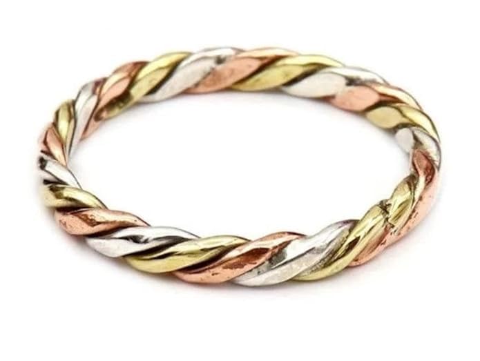 Astro-D, 3-Dhatu Ring (Silver, Copper & Brass) Purity 99% Decorative Showpiece- 2 cm (B0D7DF5RD6) Amazon Price History, Amazon Price Tracker