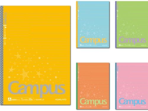 Amazon コクヨ キャンパスノート ドット入り罫線 5冊パック B5 A罫 ノ 3catn L3x5 文房具 オフィス用品 文房具 オフィス用品