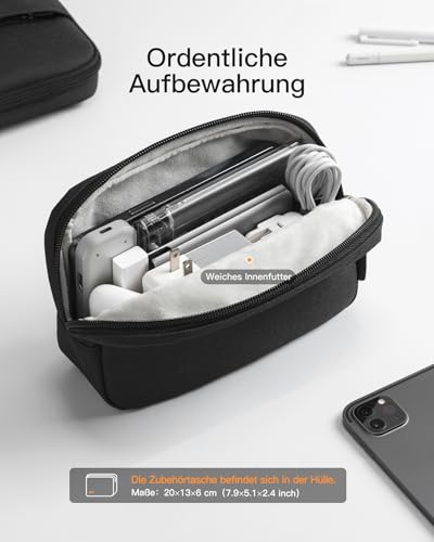Inateck 360° Schutz Laptoptasche, Kompatibel mit 14 Zoll MacBook Pro/Max – Ansicht 4