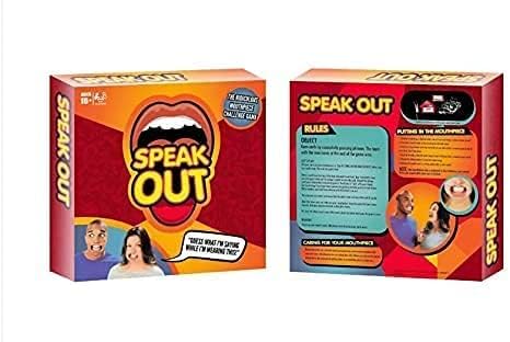 Gaming Speak Out Game, Ages 16 and Up, for 4 to 5 Players,( Multi Color)