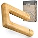 JITOLU Toilettenpapierhalter Holz ohne Bohren - Klopapierhalter Holz - Toilettenpapierhalter Bambus - Klorollenhalter Holz - Klopapierhalter Bambus - Klorollenhalter Bambus - Toilettenhalter Holz