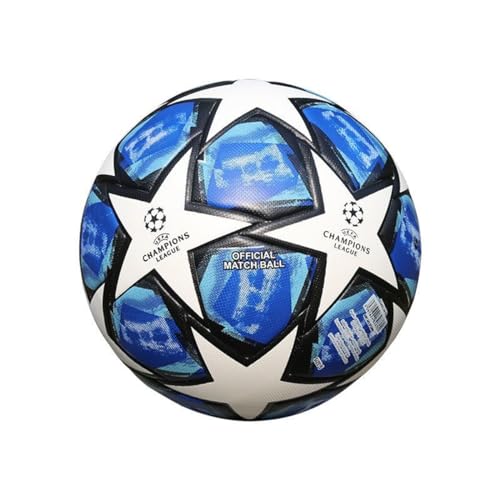 チャンピオンズリーグ サッカーボール 4号球 5号球 PU ワールドカッ 空気入れサッカー 練習球 試合 中学 一般 大学 高校用 軽量 足球 耐摩耗 試合球 練習球 サッカー 耐摩耗 試合球 (04,size 5)