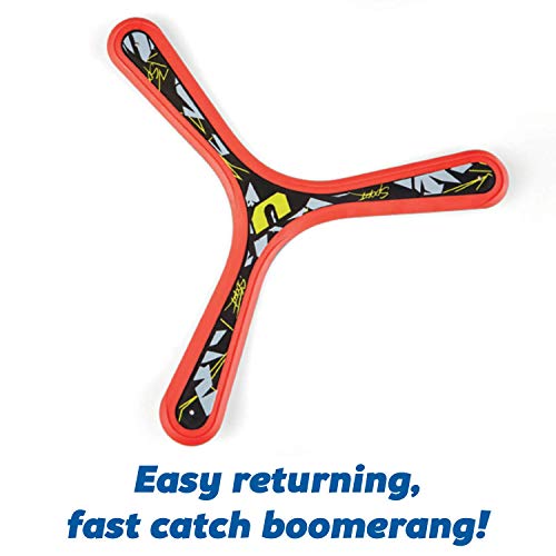 Kidoozie Super Boomerang, Unique 3 Bladed Boomerang, Flies Up to 60 feet, Portable, for Children 5 and up, Multicolor