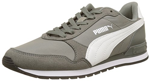 puma basket heart bambino grigio