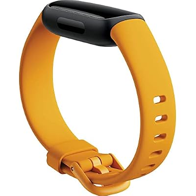 Fitbit Inspire 3 Fitness Tracker Advanced Health Insights with Stress Management, Workout Intensity & Sleep Tracking, 24/7 Heart Rate, Includes Small and Large Classic Bands (Morning Glow/Black)
