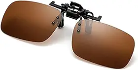 Oculos de Sol Sobrepor Clip Adicional Para Oculos de Grau Masculino Polarizado Com Proteção UV