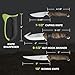 Mossy Oak Hunting Field Dressing Kit - Portable Butcher Game Processor Set (8-Piece)