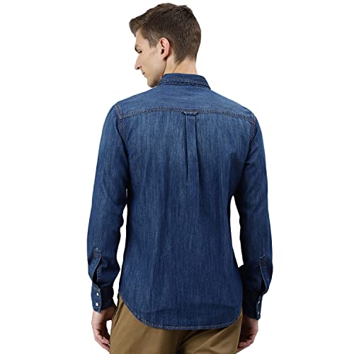 Image of Woodland Men's Cotton Solid Shirt