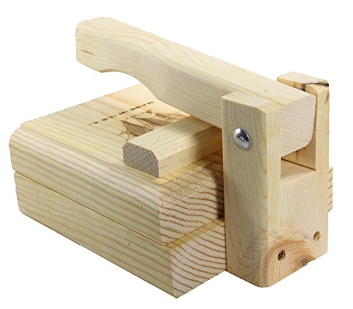 Tortilla Press 7.5 Inch Authentic Traditional Wood Tortilla Maker #TOP4