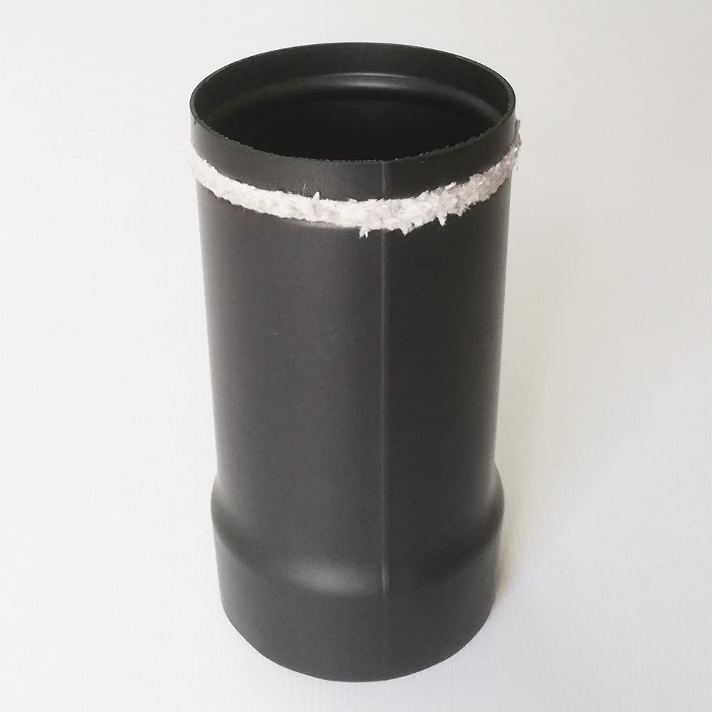 Aflex raccordo per stufa a legna - camino manicotto tronchetto MF telescopico (150mm)