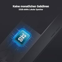 EZVIZ Kabellose Türklingel EP3x mit smartem Bildschirm SD7, 2K&2MP Video Türklingel mit Doppellinse, Personen-/Paketerkennung, Zwei-Wege-Audio und Farbnachtsicht, 32GB eMMC Speicher – Ansicht 8