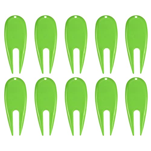 Outil de divot de golf en plastique vert PATIKIL pour réparer facilement les impacts sur le green