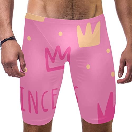 Bañador largo de natación para hombre jammers cómodos contra la fricción en entrenamiento M