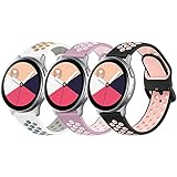 ersatz uhrenarmband fossil damen ✔Atmungsaktives Silikon: Die Ersatz armband bestehen aus Slicone Material. Er ist weich, flexibel, leicht, atmungsaktiv und angenehm zu tragen. Zweifarbiges Design, machen Sie Ihre Uhr noch herausragender.