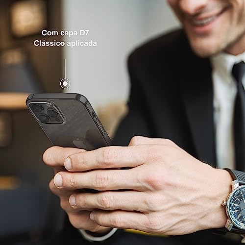Dechutz Capa D7 Clássico Slim Fit, Nunca amarela - para iPhone 13 Pro Max (Transparente)