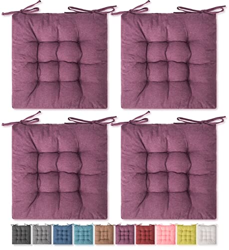 Square Moon 4 Pack Seat Cushion, Chair Cushion, Comfort Chair Pads, Chair Mat For Indoor, Outdoor Dining Chair, Office Chair, Desk Chair #TOP4