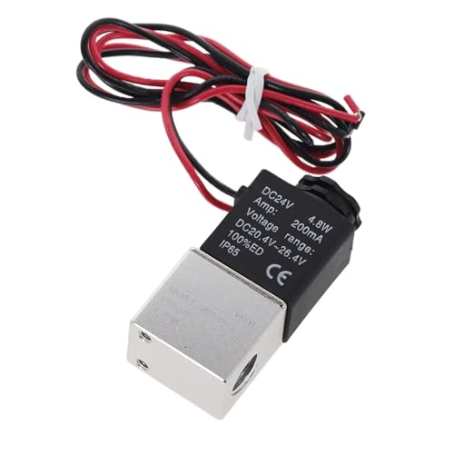 Valve de compresseur en aluminium 6,35 mm electrovanne normalement fermee
