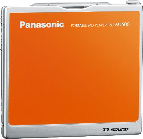 Amazon.co.jp: パナソニック ポータブルMDプレーヤー オレンジ SJ