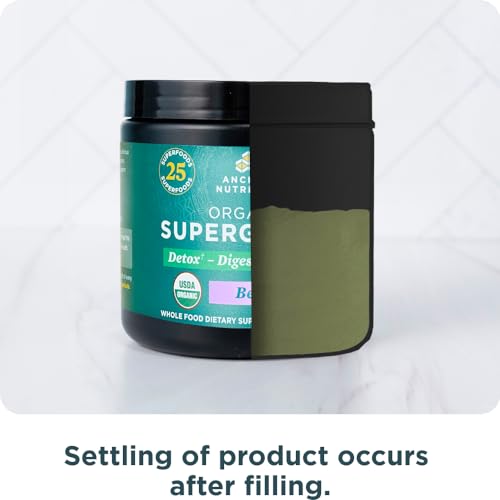 Ancient Nutrition Organic Berry Super Greens Powder, 3.2 OZ - image 8