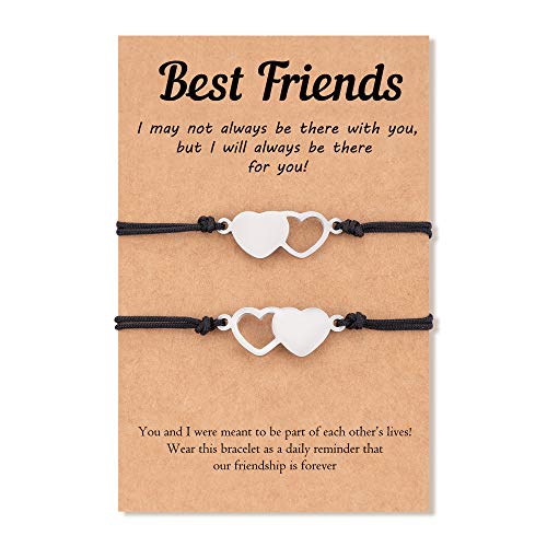 Image of Tarsus 2 /3 /4 /5 /6 Pcs Best Friend Bracelets Bff Matching Heart Bracelet