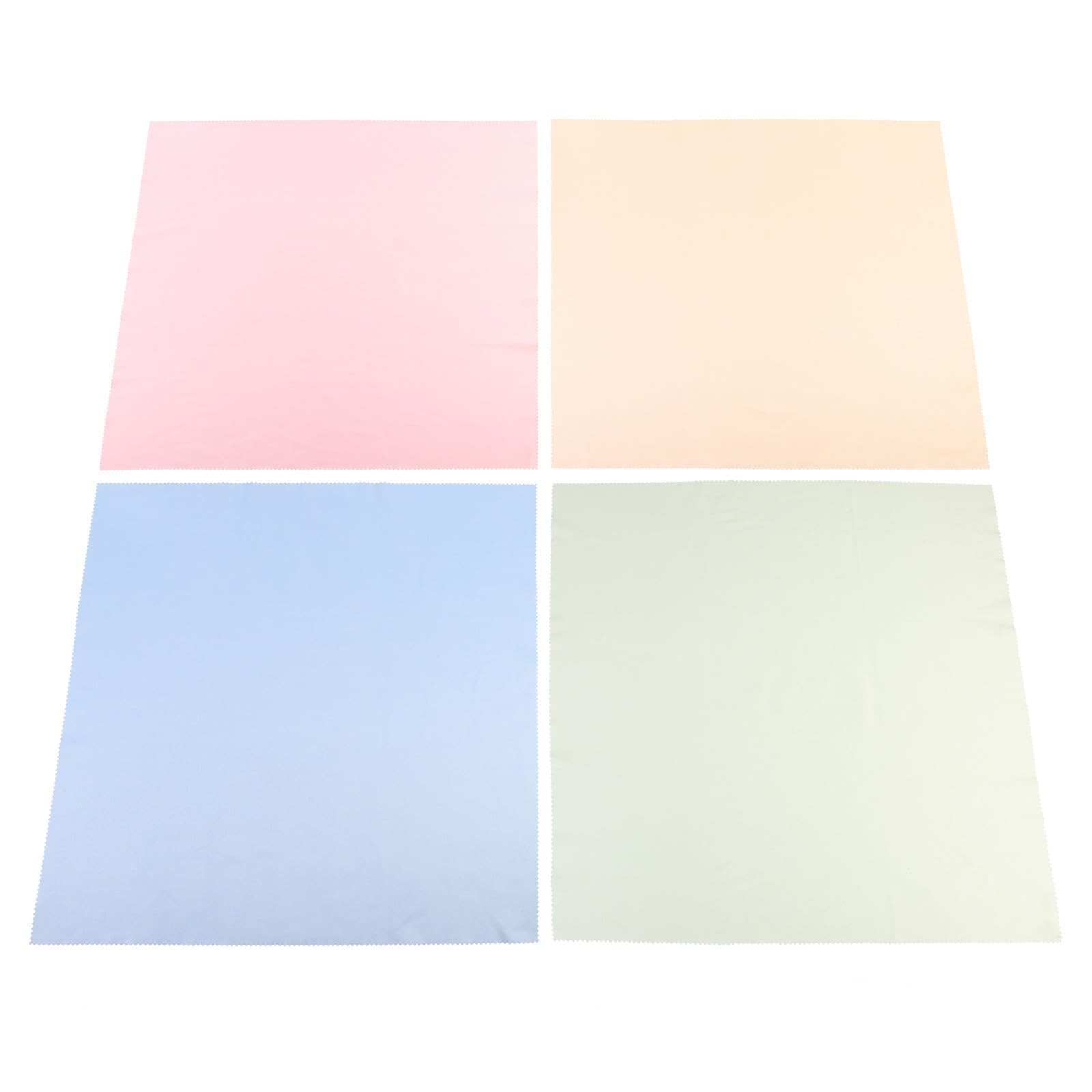 Paño para eliminar manchas de agua de microfibra, 37x37 cm, pack de 4 unidades para lentes 8