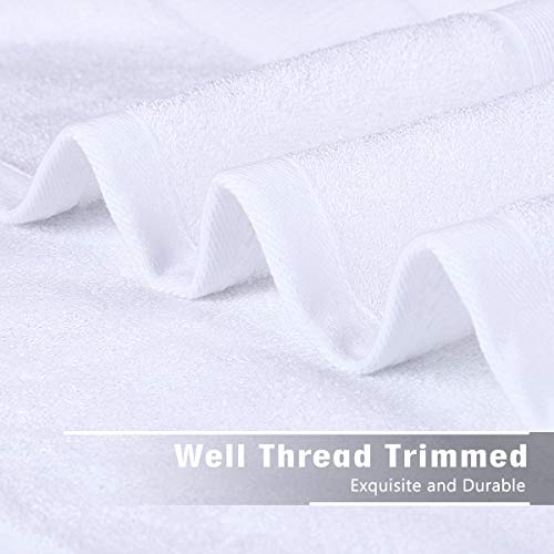 Jml Luxury Bamboo Towels | 2 Piece Bath Towel Set (27"X54"), Soft & Absorbent, Odor Resistant Towels For Bathroom (White) #TOP2