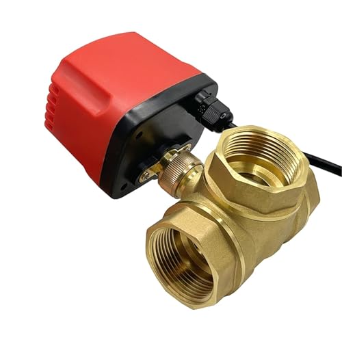 Vanne à bille motorisée étanche IP65 contre fuites circuit eau laiton 220V