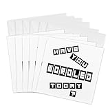 3dRose Cute Funny Have you Wordled Today Wordle Online Word Game 6 Greeting Cards with envelopes