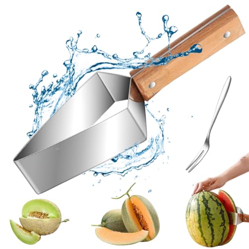 Lyoveu Couteau À Pastèque,coupe Tranche De Pastèque,epluche Avocat,trancheuse À Fruits,coupe-melon D'eau,Couteau À Fruits Multifonctionnel De Papaye,...