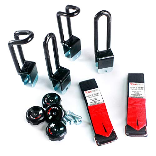 Steel H1 3 Bar Van Rack System For Ram Promaster 2013-On Black #TOP4
