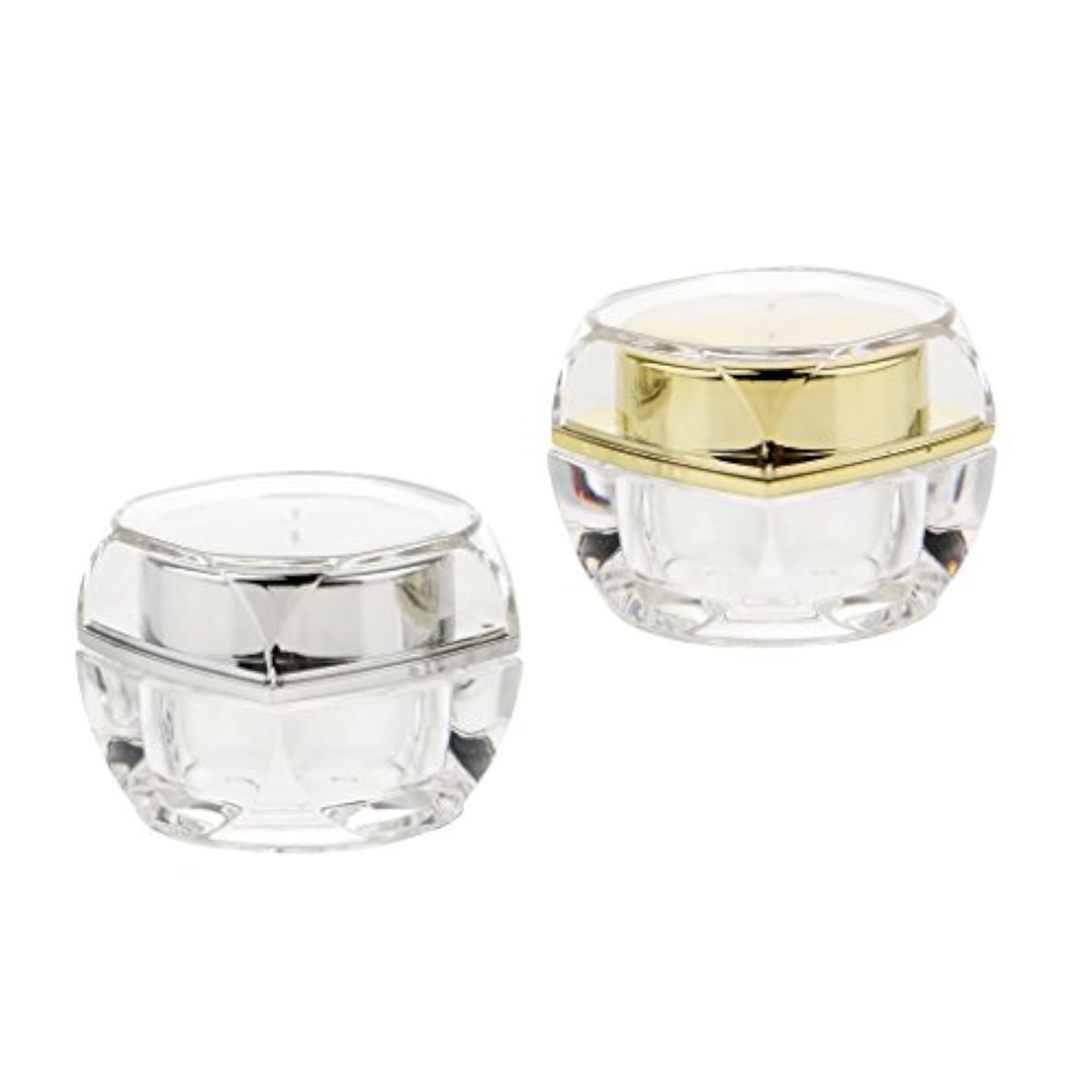 2pcs Empty Cream Lotion Case Jars, Refillable 5g