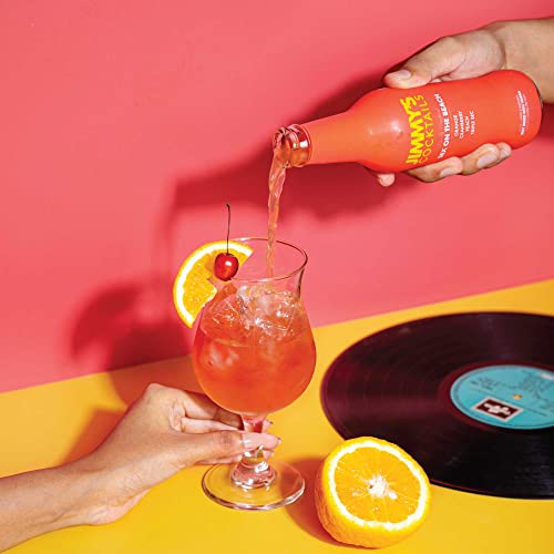 Image of Jimmy's Cocktails Sex On The Beach Cocktail Mixers (Pack Of 8) - Finely Crafted Non-Alcoholic Beverage Each 250Ml Bottle Makes 2 Drinks