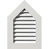Ekena Millwork GVPPE34X3401FUN-10 Peaked Top Gable Vent (39