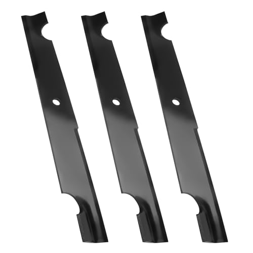5101755S Lawn Mower Blades Replacement for Bobcat Mower Deck Blades - 61'' - Predator Pro, Procat, XRZ 5020842 5101755 20842S 5020842S 596-347 481712 A48111 481708 91-626 Length 21"- 3 Pac by Earthtec - Used condition - US$40.18