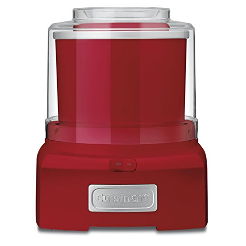 Cuisinart ICE-21R Frozen Yogurt-Ice Cream & Sorbet Maker, Red(Renewed)