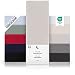 Blumtal Basics Set de 2 Sábana Bajera Ajustable 100% Algodón - Sábana Bajera para colchón Tipo Topper de hasta 15 cm de Altura, Gris Claro de Luna, Cama 90: 90 x 200 x 20cm