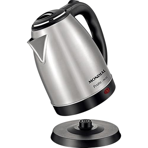 Chaleira Elétrica Pratic, Mondial, Preto/Inox, 1200W, 220V - CE-06